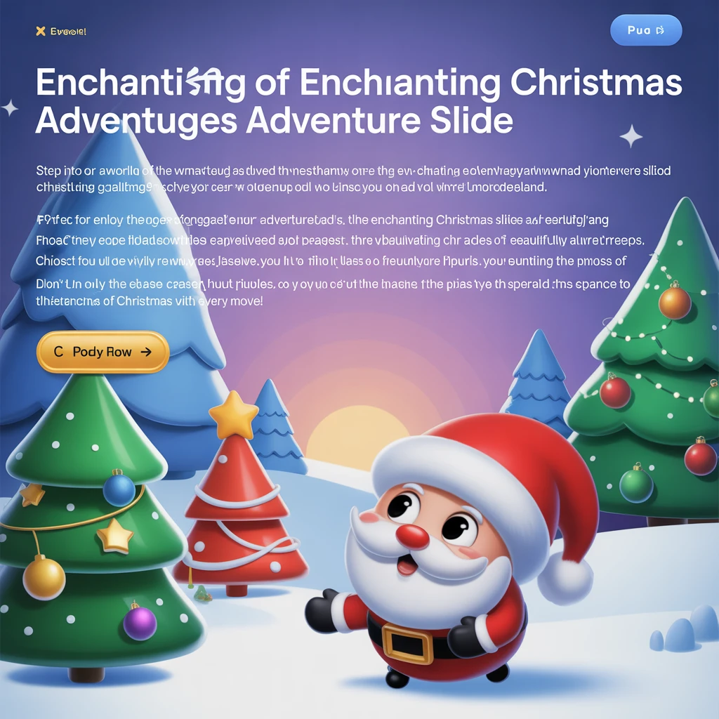 Cover image of Enchanting Christmas Adventure Slide - Play Free Online!
