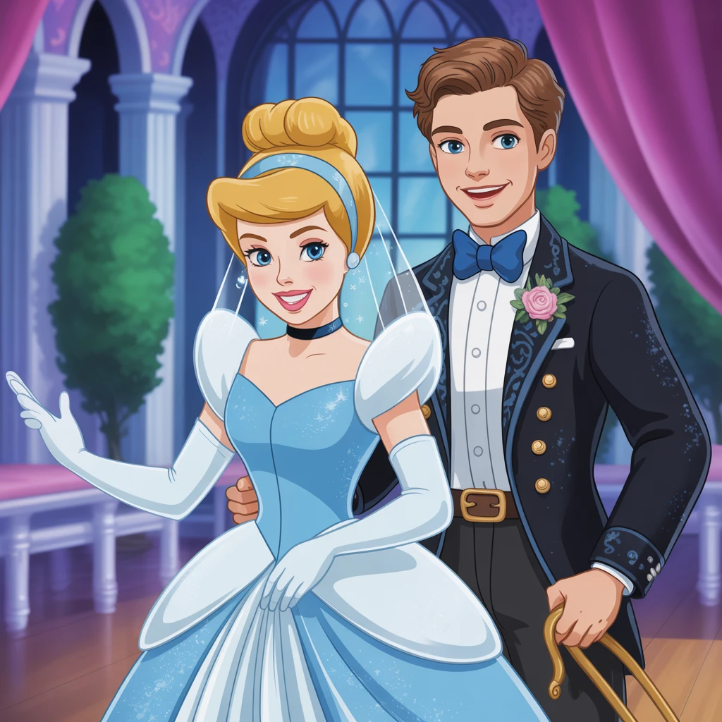 Cover image of Enchanting Cinderella's Journey: Play the Charming Prince Online