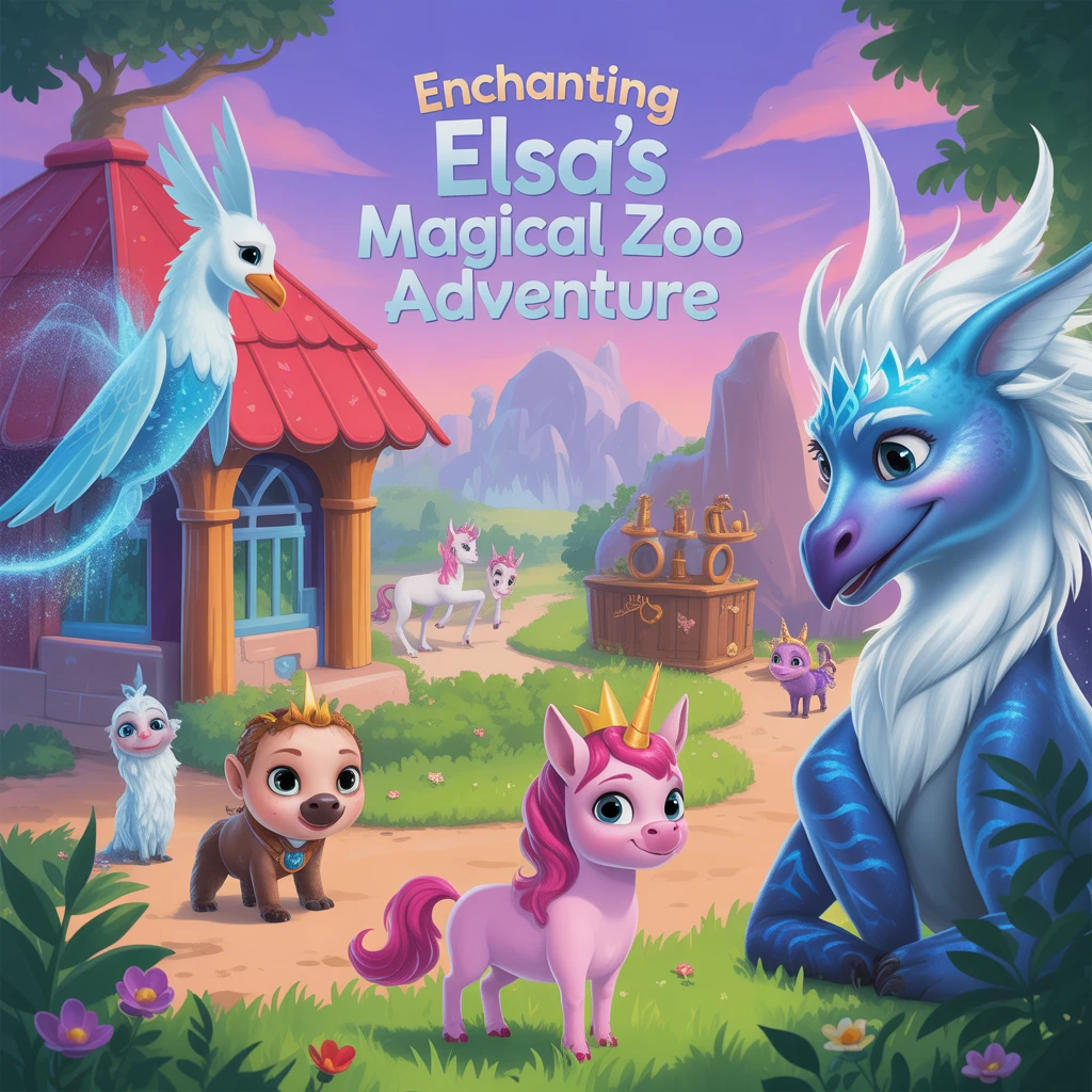 Cover image of Enchanting Elsa's Magical Zoo Adventure: An Exciting Online Game!