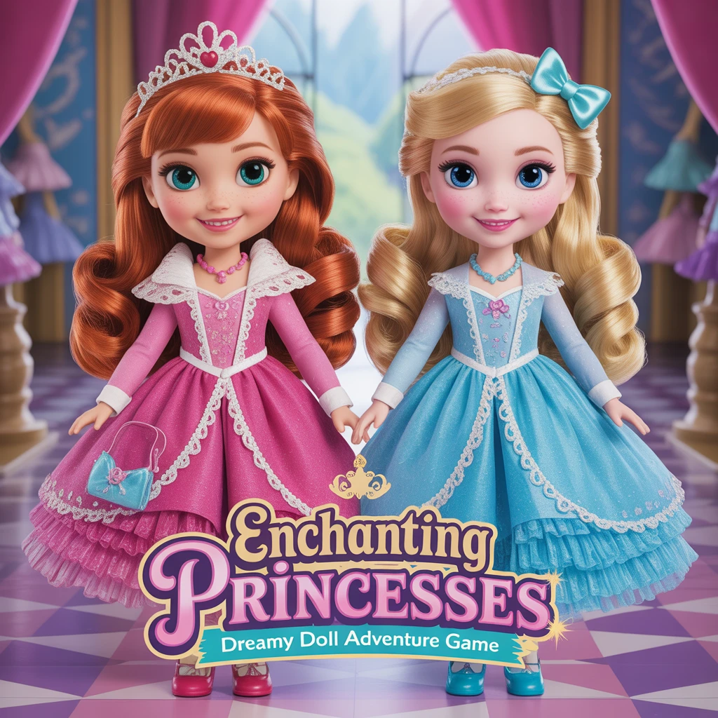 Cover image of Enchanting Princesses: Dreamy Doll Adventure Game