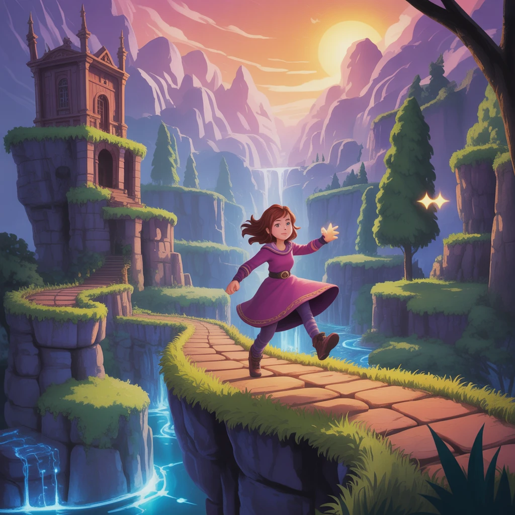 Cover image of Enchanting Quest of the Mage Girl – Free Online Adventure Game