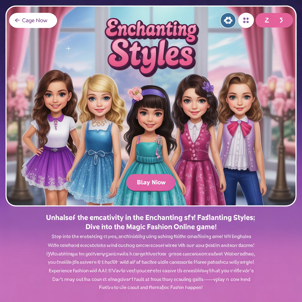 Cover image of Enchanting Styles: Dive Into the Magic Fashion Online Game