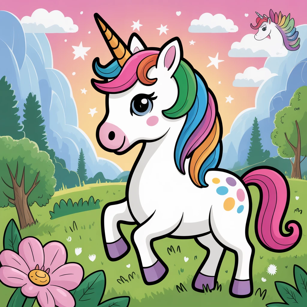 Cover image of Enchanting Unicorn Coloring Adventure - Play This Free Online Game!