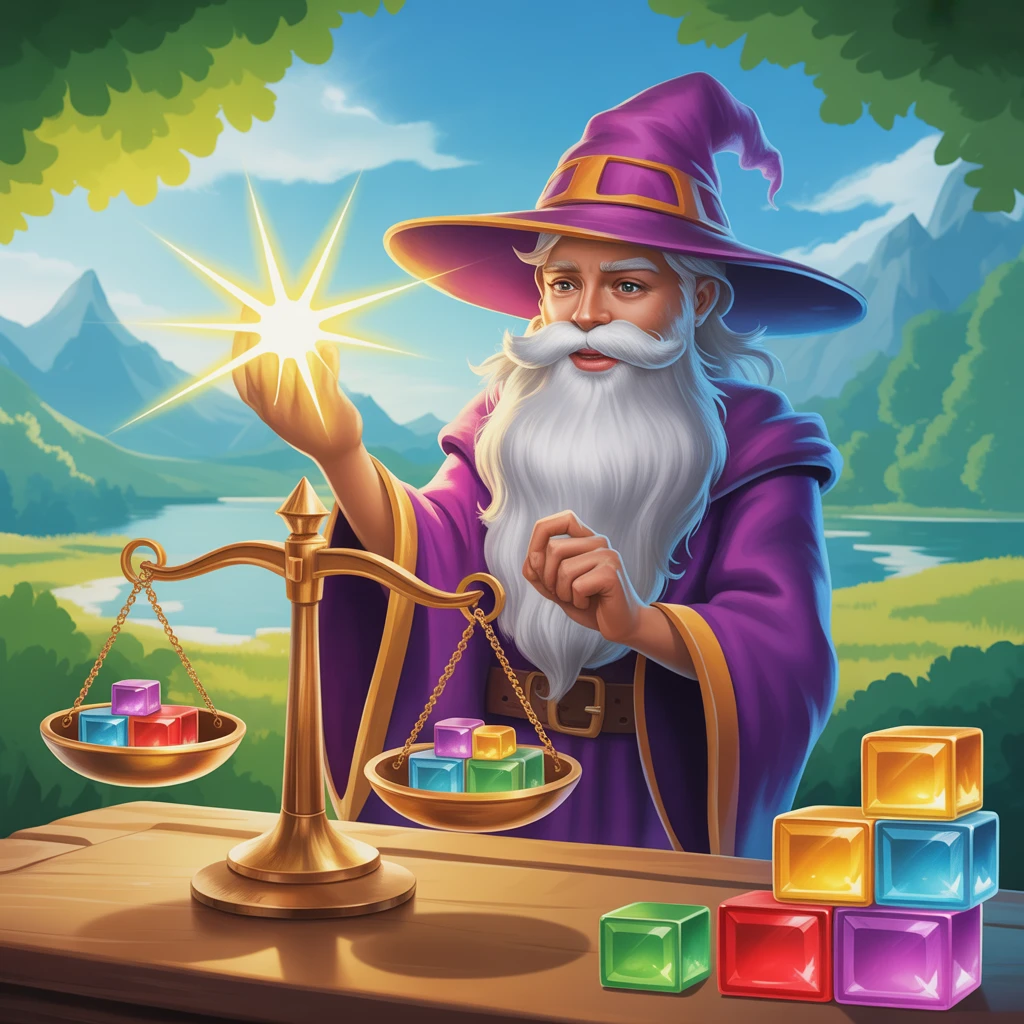 Cover image of Enchanting Wizard Puzzle Adventure: Free Online Match 3 Game