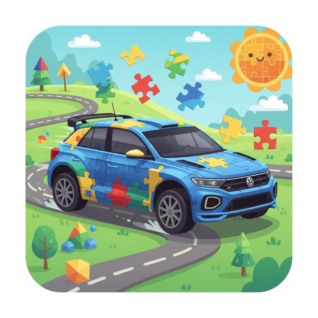 Cover image of Engage in the Exciting Volkswagen T-Roc R Puzzle Challenge Now!