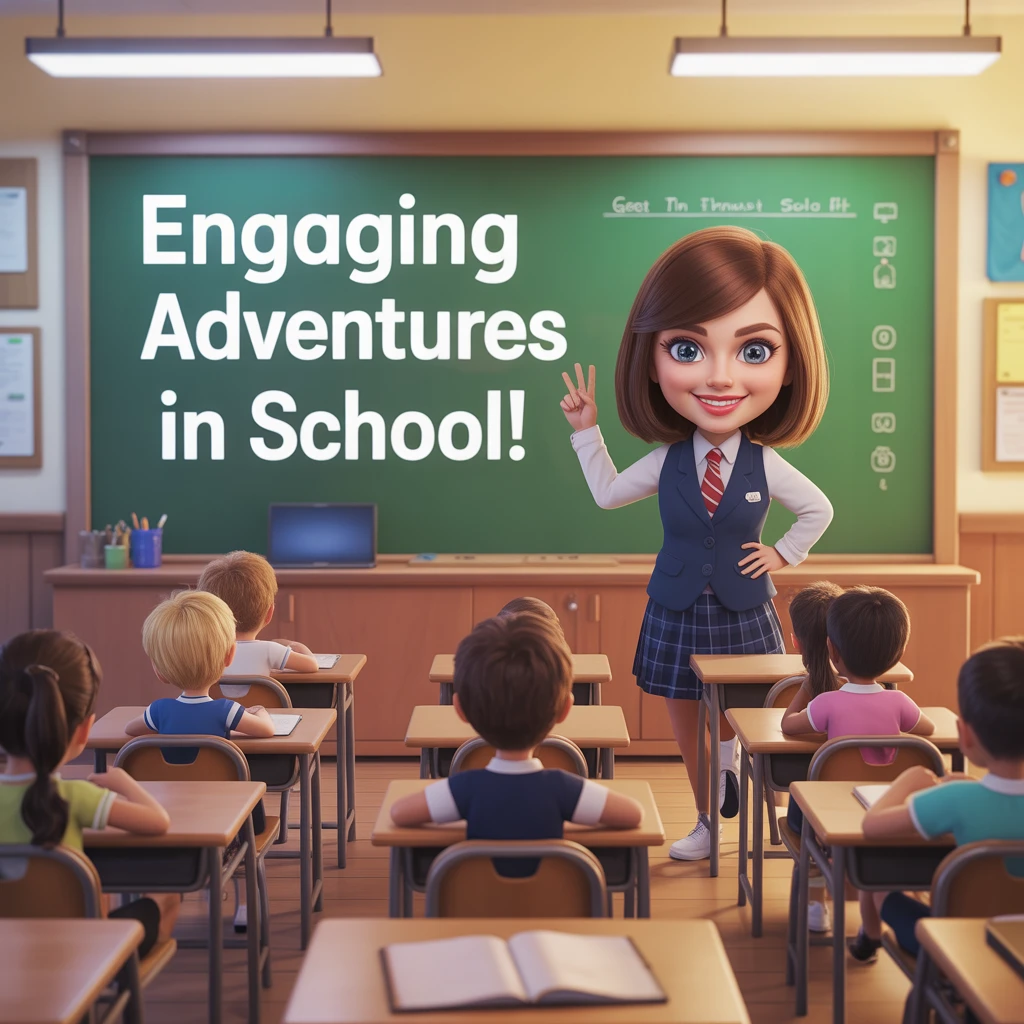 Cover image of Engaging Adventures in School: Become the Ultimate Teacher!