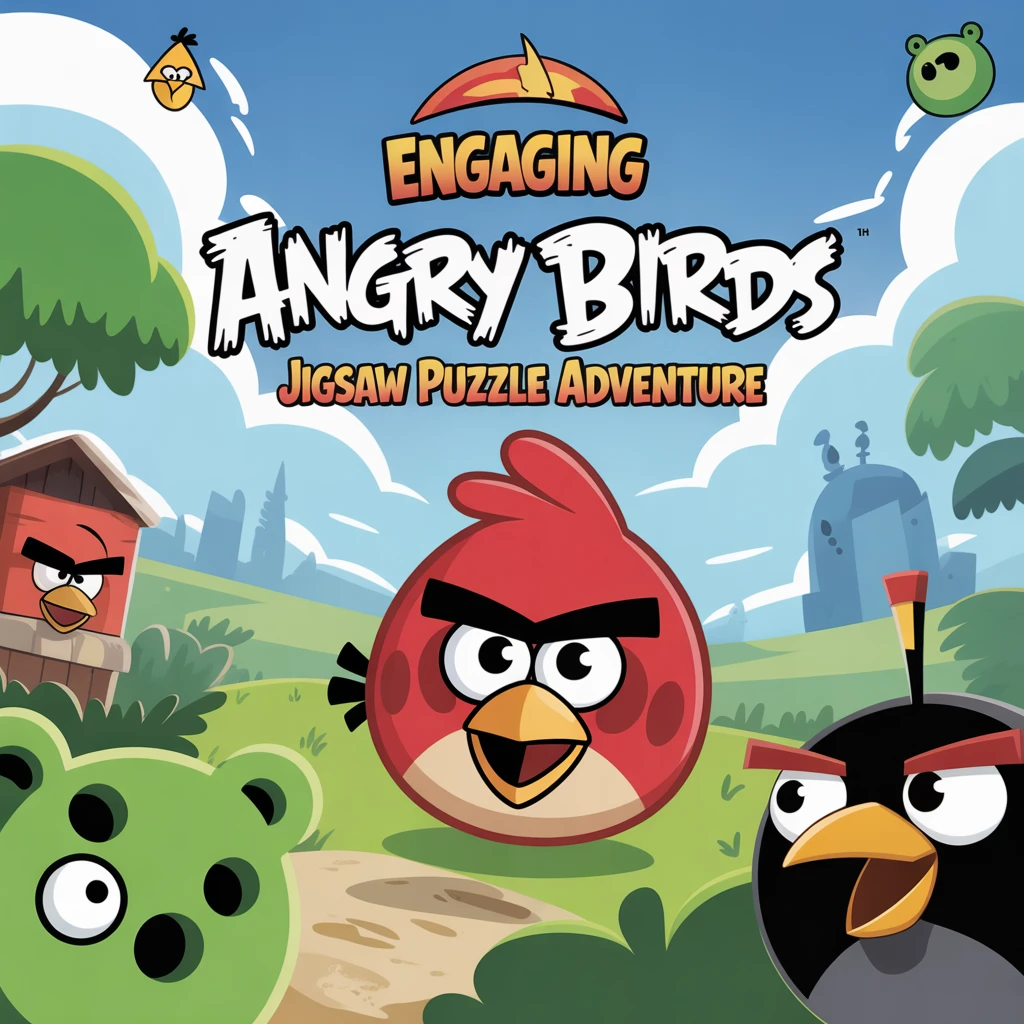 Cover image of Engaging Angry Birds Jigsaw Puzzle Adventure – Free Online Game!