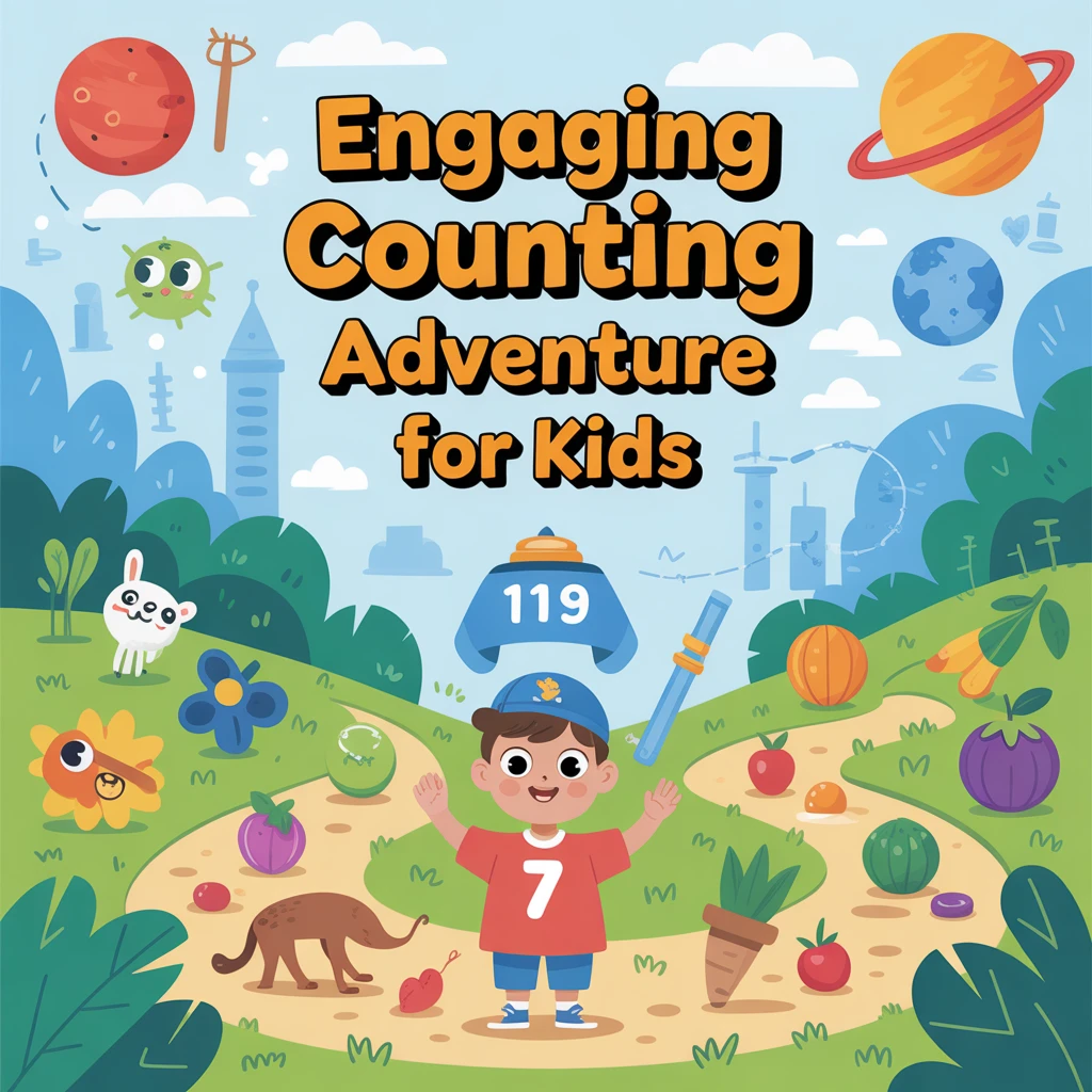 Cover image of Engaging Counting Adventure for Kids: Fun and Free Online Learning Game