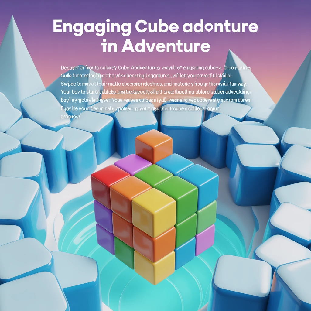Cover image of Engaging Cube Adventure: Play Free Online Now!