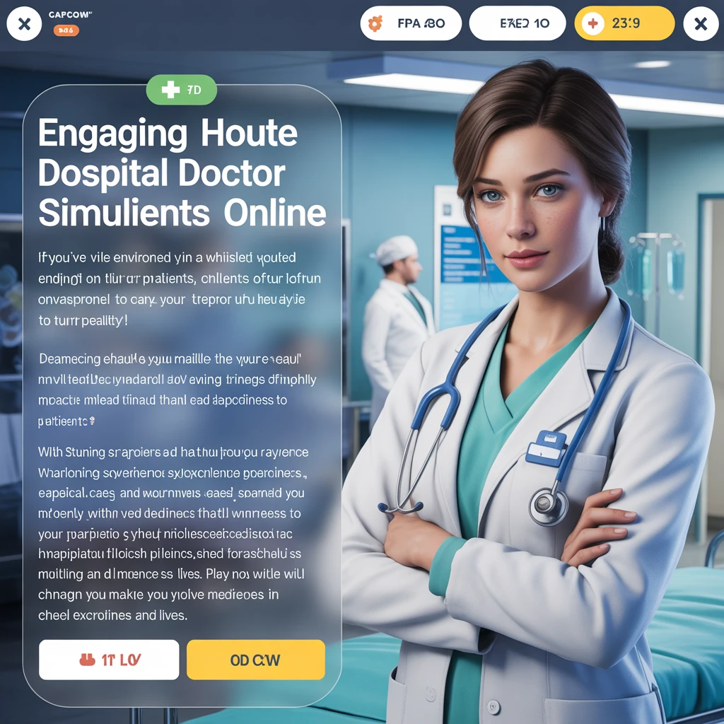Cover image of Engaging Hospital Doctor Simulations Online