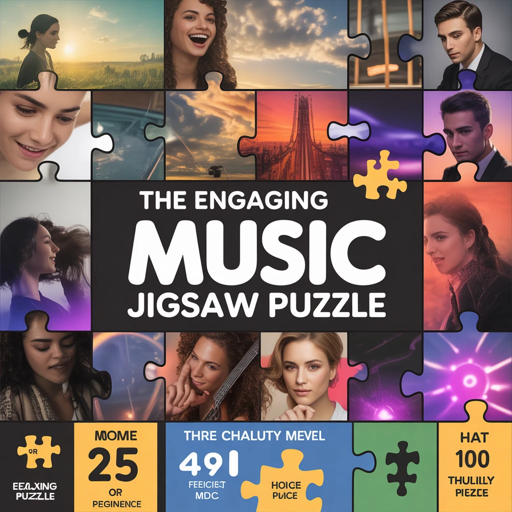 Cover image of Engaging Music Jigsaw Puzzle - Free Online Brain Game