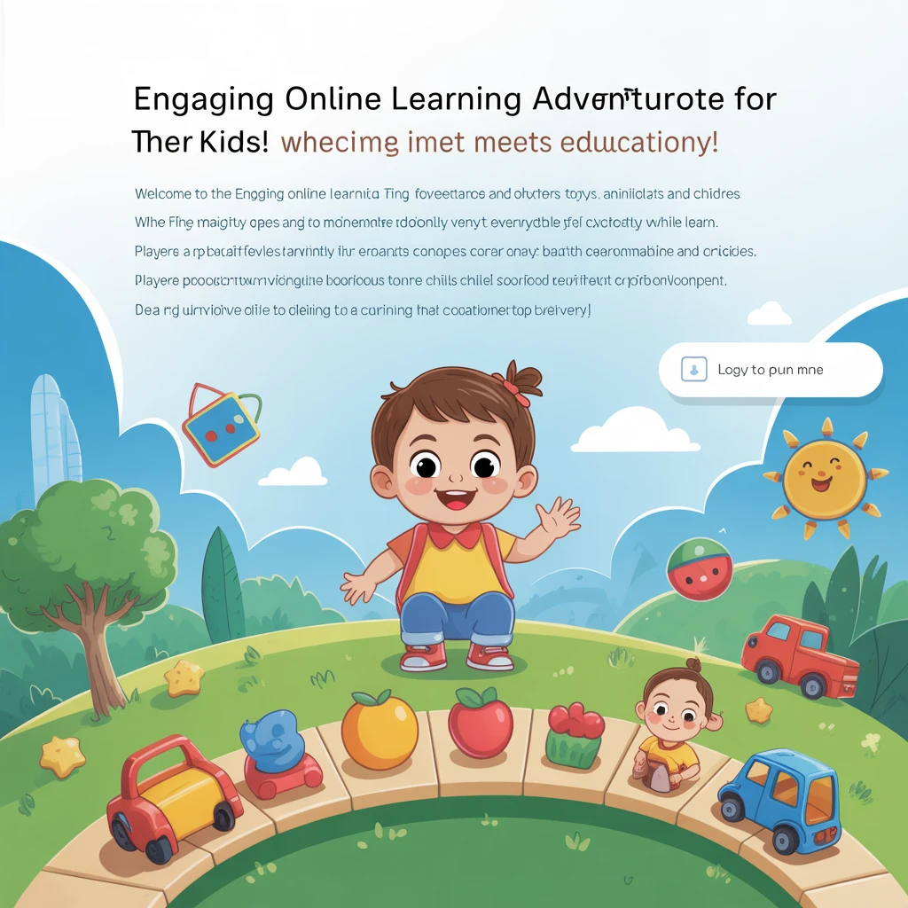 Cover image of Engaging Online Learning Adventure for Kids