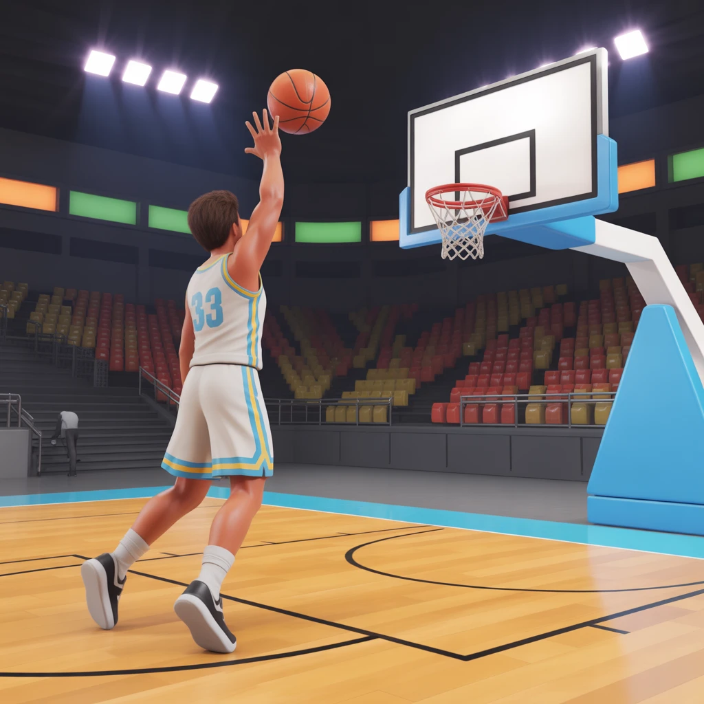 Cover image of Epic 3D Basketball Championship - Play Free Online Now!