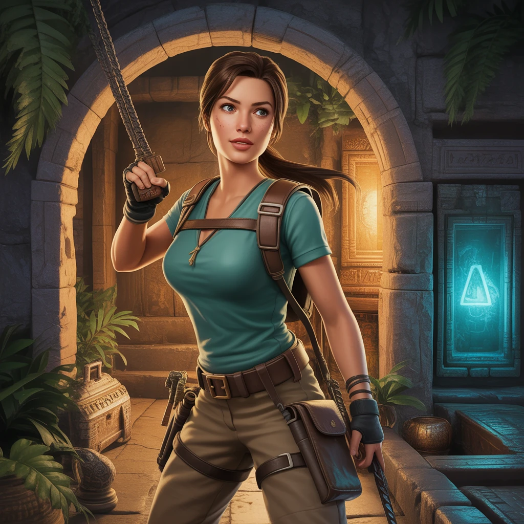 Cover image of Epic Adventure: Explore the Tombs with Lara Croft - Free Online Game