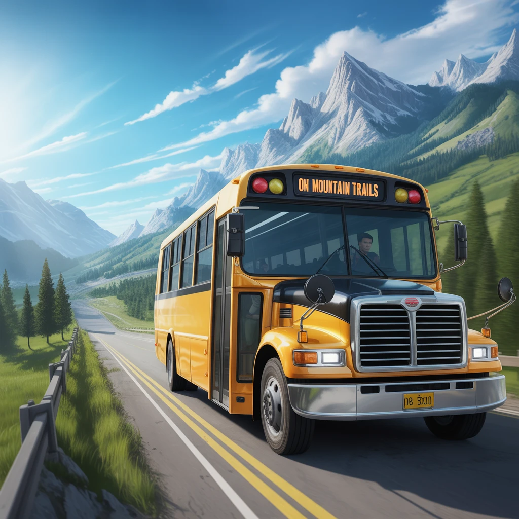 Cover image of Epic Bus Adventure on Mountain Trails - Free Online Game