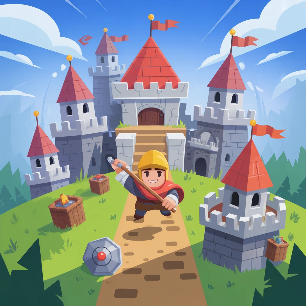 Cover image of Epic Castle Defense: A Free Strategy Browser Game