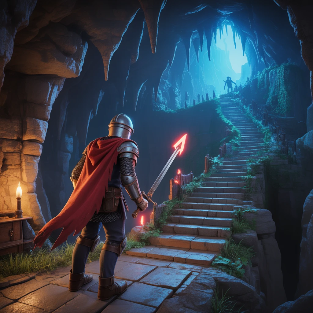 Cover image of Epic Cave Adventure: Conquer the Depths in this Free Online Game