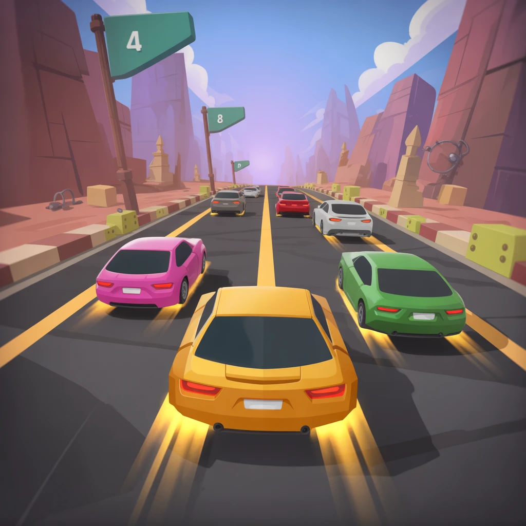 Cover image of Epic Dungeon Race: Car Eats Car Adventure Online