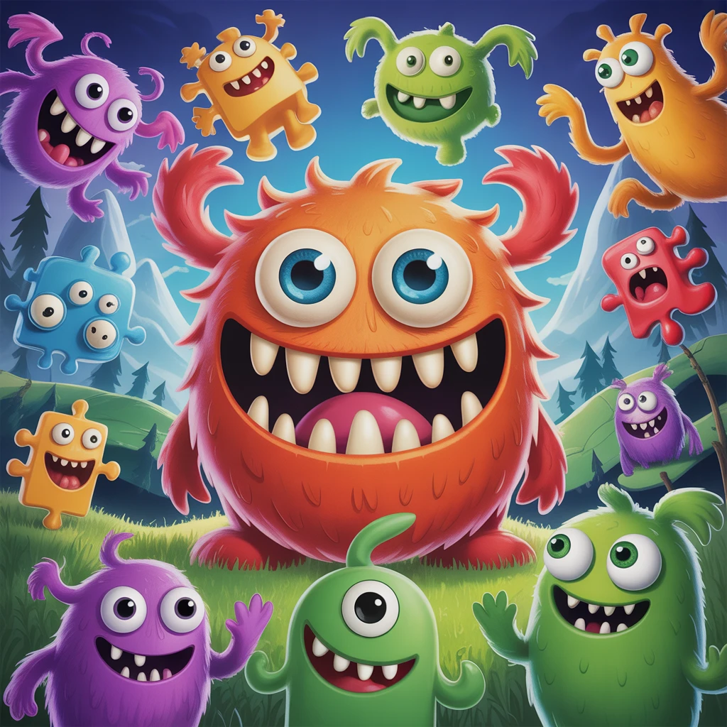 Cover image of Epic Monster Jigsaw Challenge: Free Online Puzzle Adventure