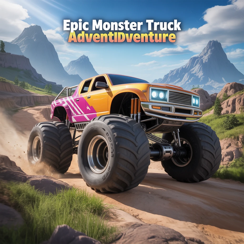 Cover image of Epic Monster Truck Adventure: Conquer the Off-Road Challenge!
