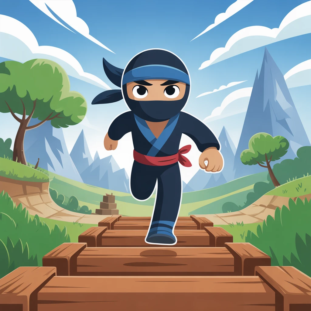 Cover image of Epic Ninja Run: An Exciting Free Online Adventure Game