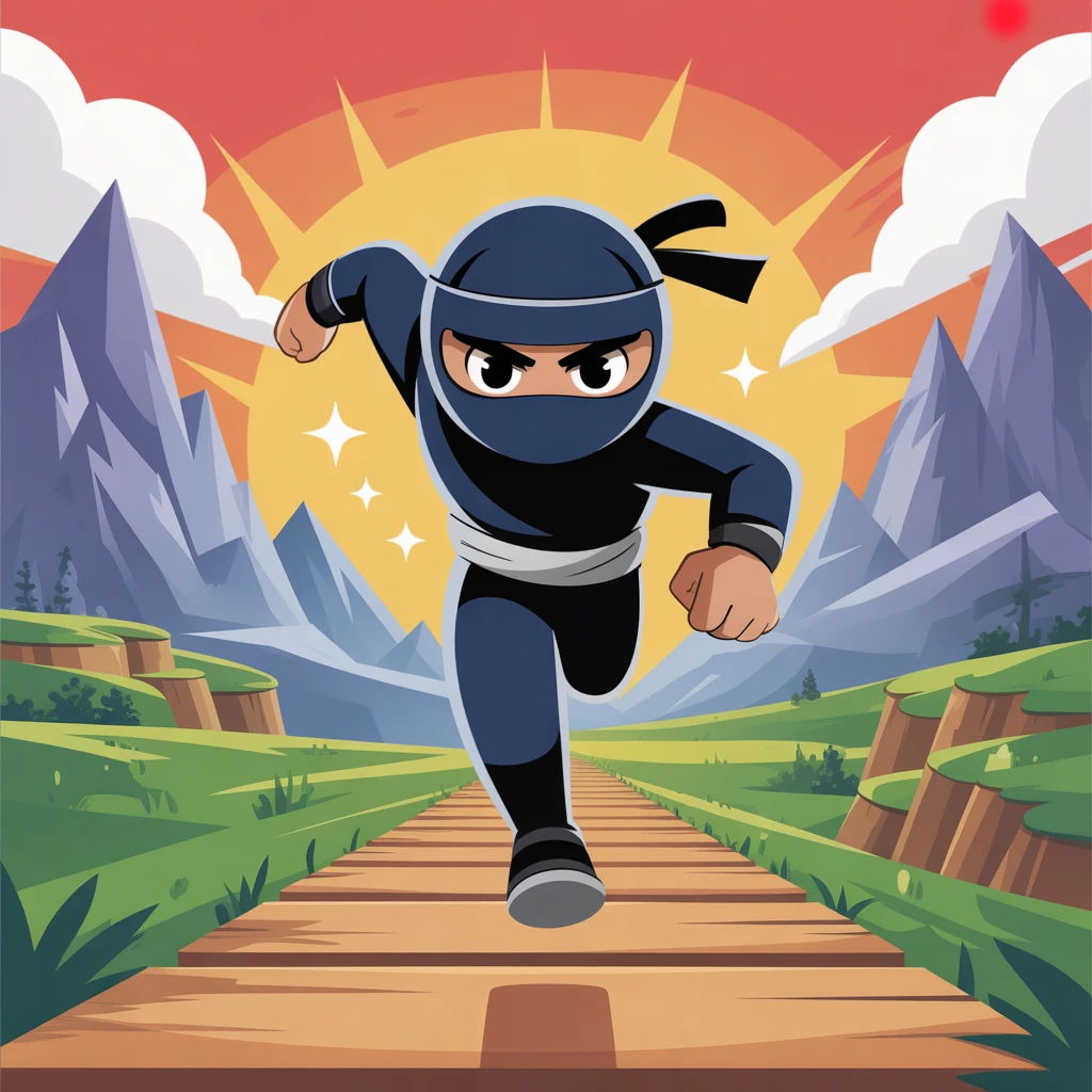 Cover image of Epic Ninja Run: Free Online Action Game
