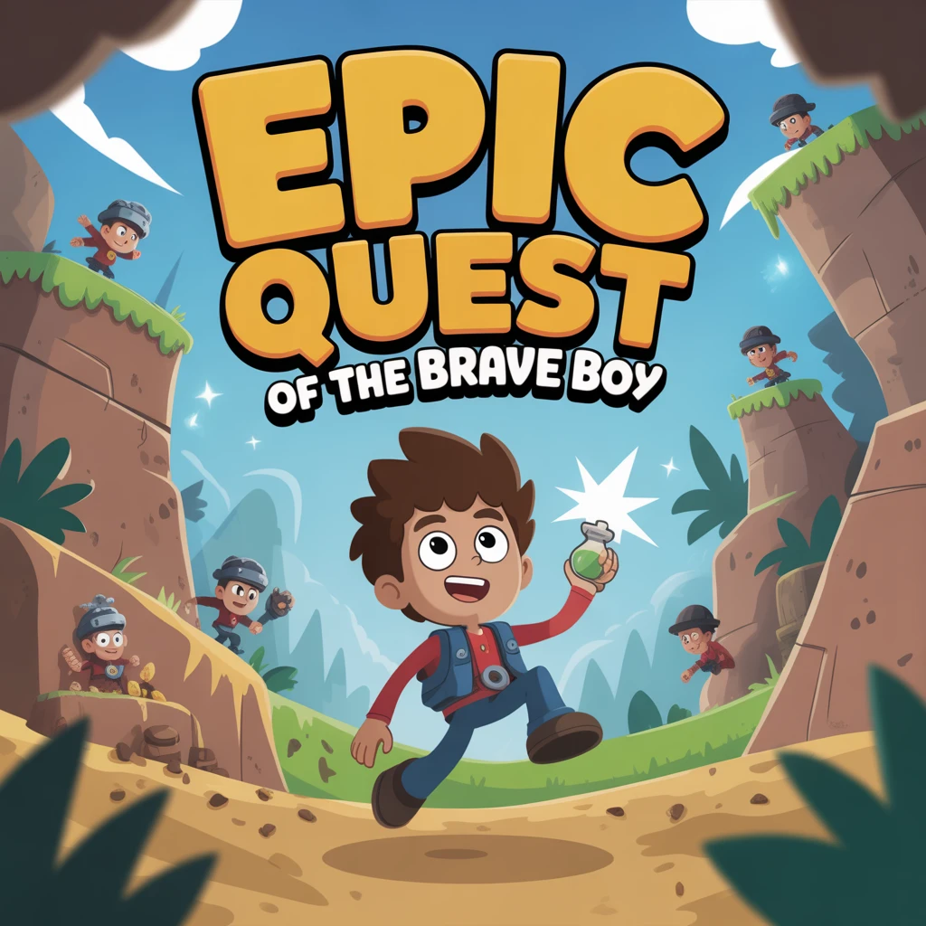 Cover image of Epic Quest of the Brave Boy Adventurer - Free Online Browser Game