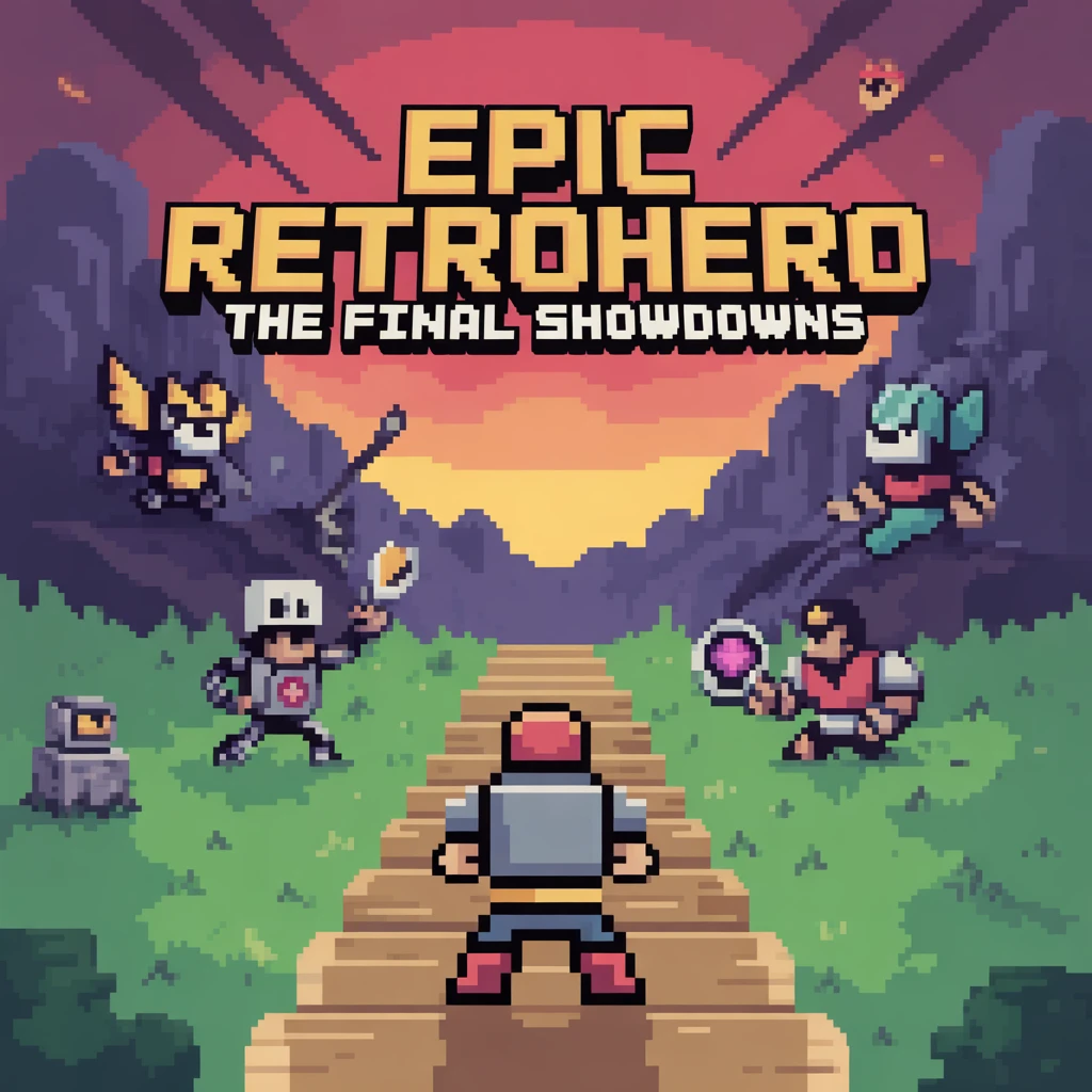 Cover image of Epic RetroHero: The Final Showdown in this Free Browser Adventure!