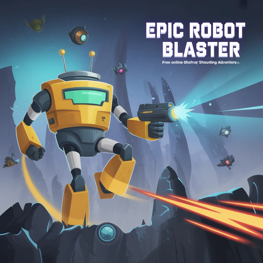 Cover image of Epic Robot Blaster: Free Online Shooting Adventure