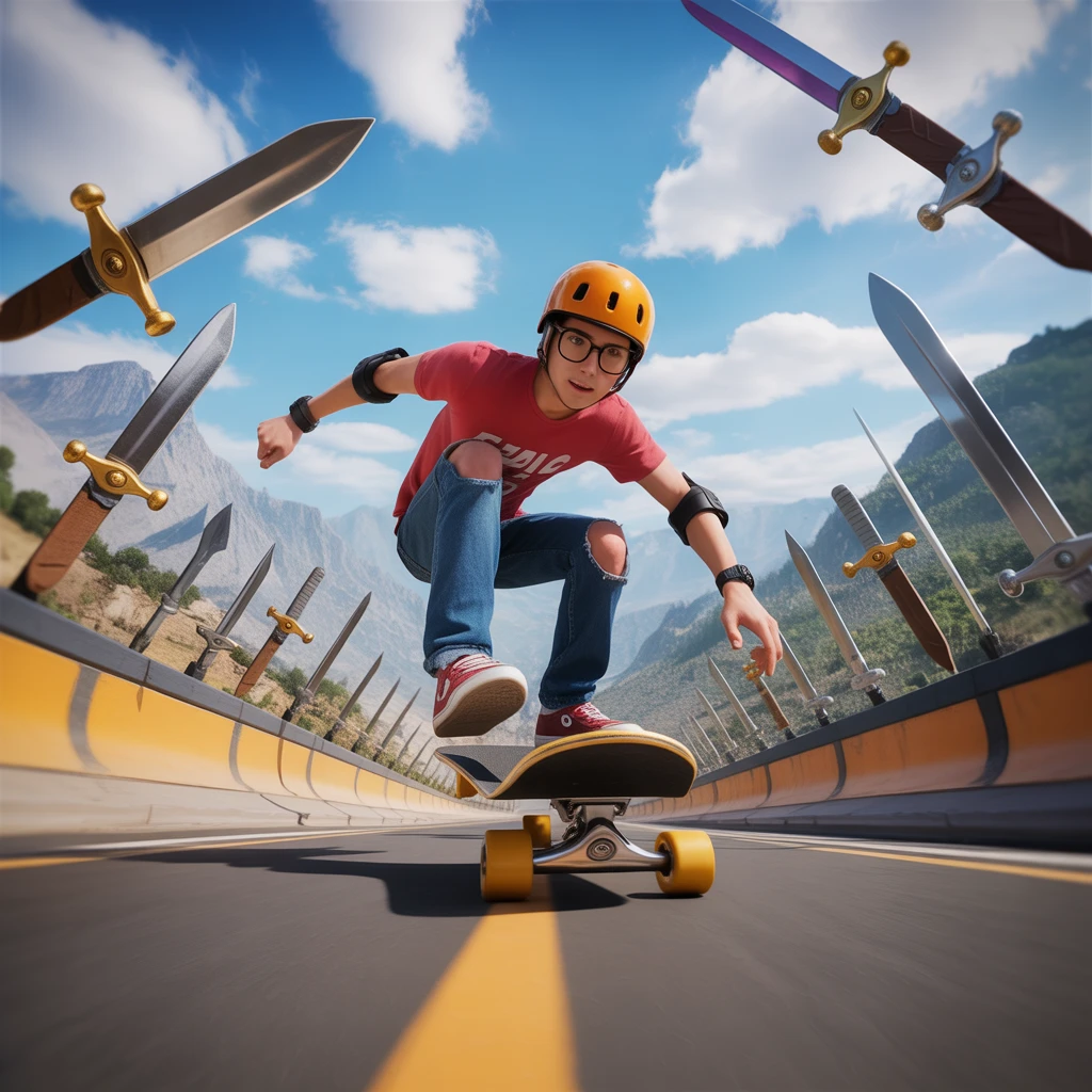 Cover image of Epic Skateboard Journey: Free Online Adventure Game!
