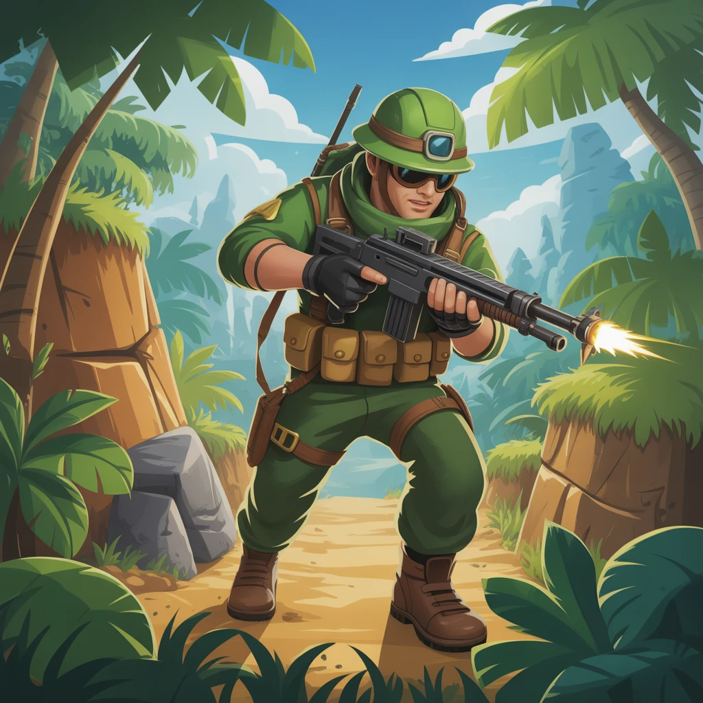 Cover image of Epic Soldier Adventure: Free Online Gaming Experience