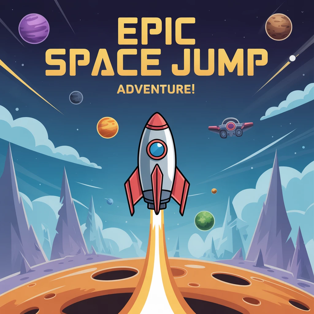 Cover image of Epic Space Jump: An Exciting Free Online Adventure!