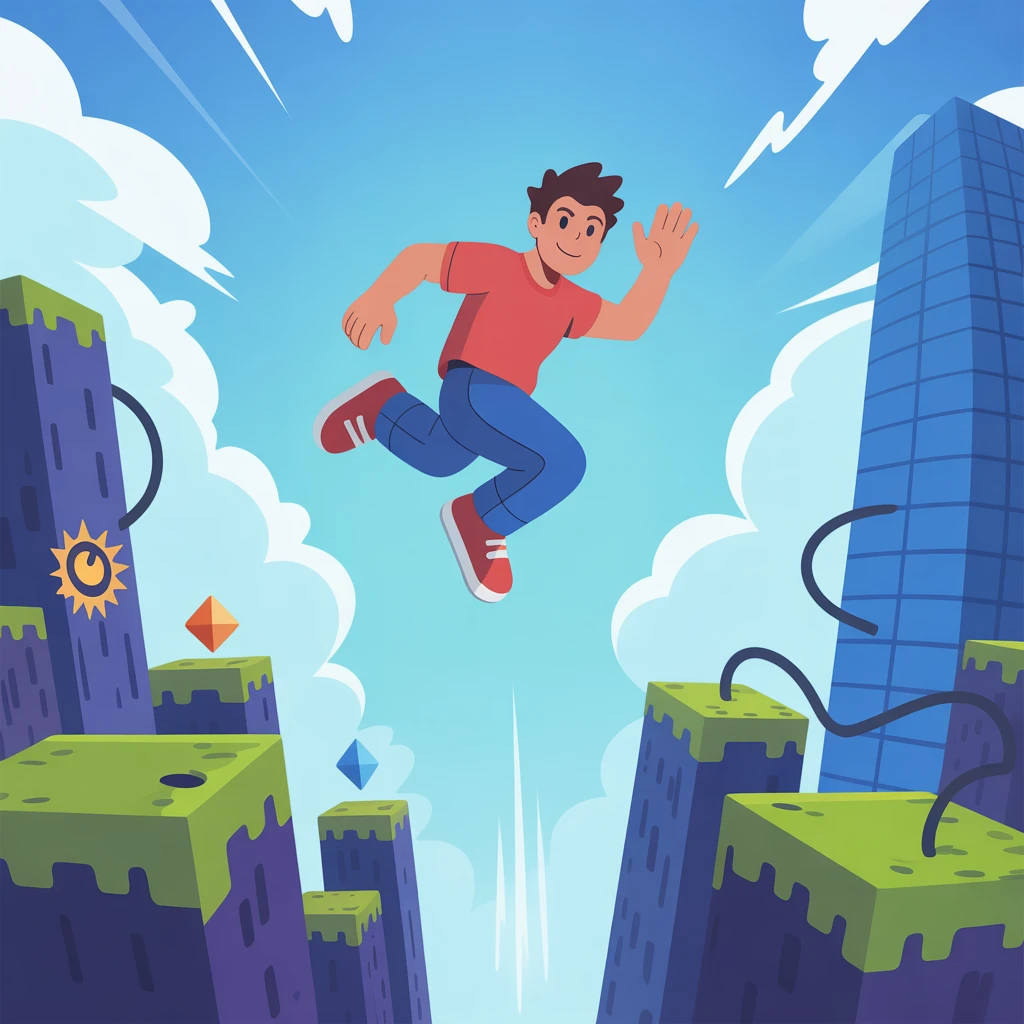 Cover image of Epic Square Jump: Conquer the Xtreme Spike Challenge in This Free Online Game!