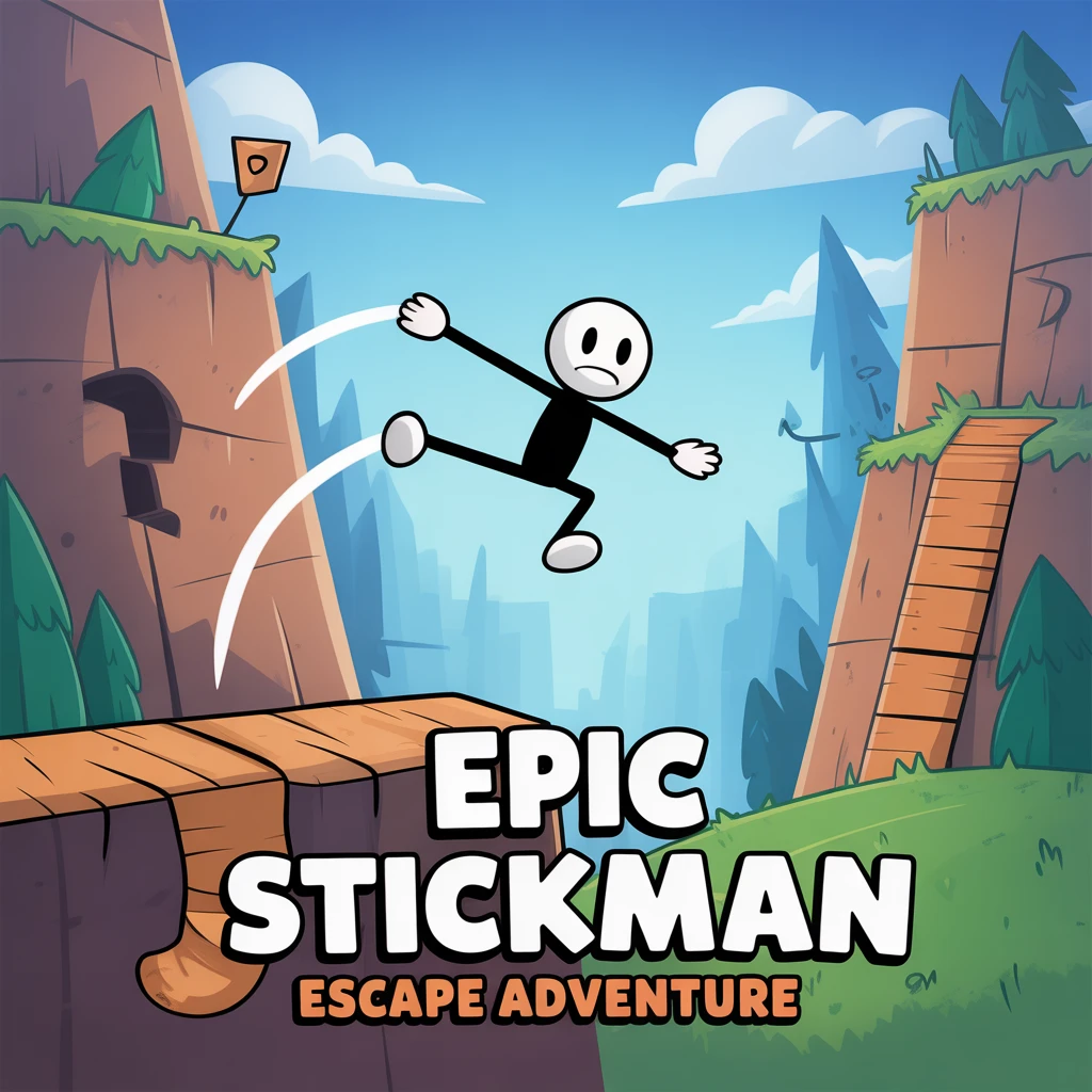 Cover image of Epic Stickman Escape Adventure: Free Online Game