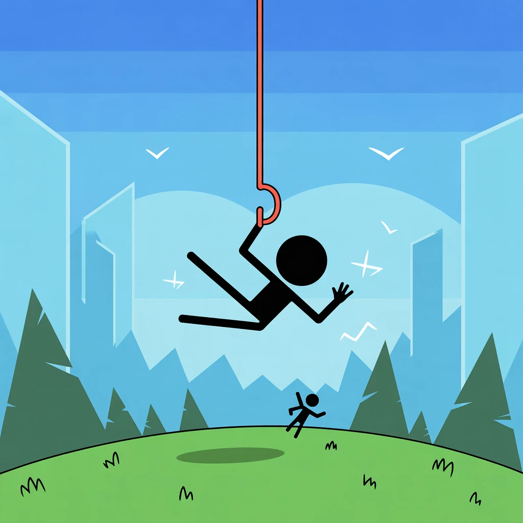 Cover image of Epic Stickman Swing: Free Online Adventure Game