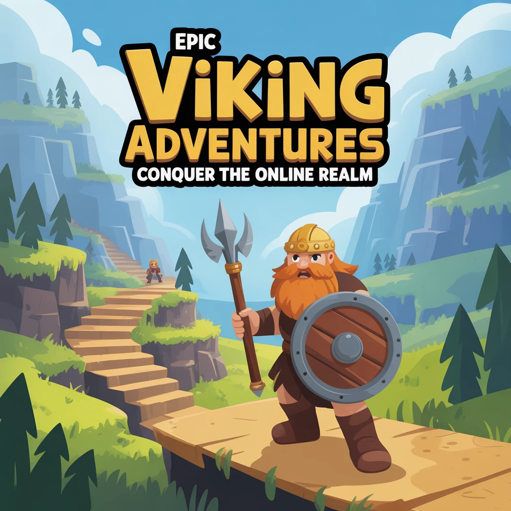 Cover image of Epic Viking Adventures: Conquer the Online Realm