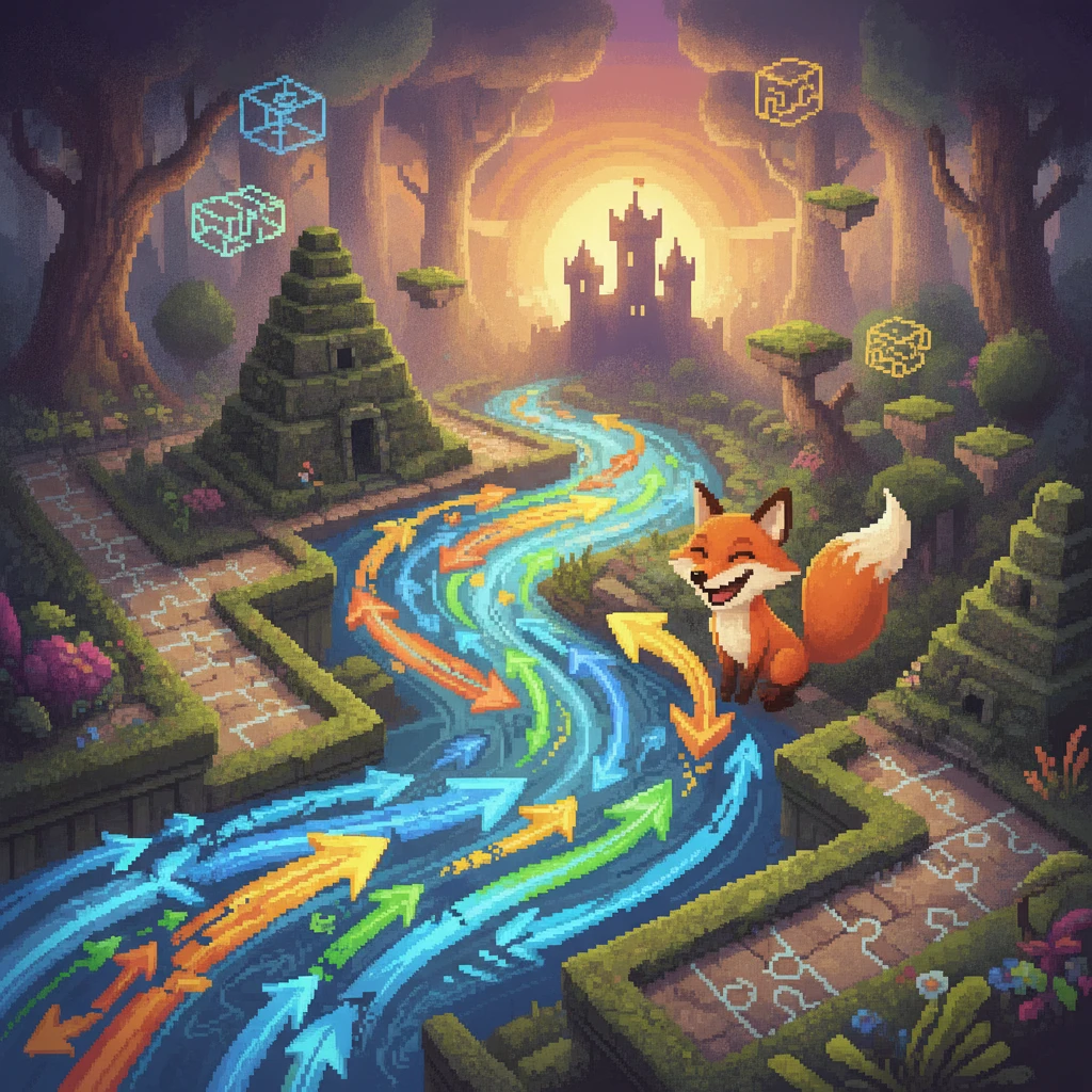 Cover image of Escape the Arrows: Engaging Puzzle Adventure Game Online