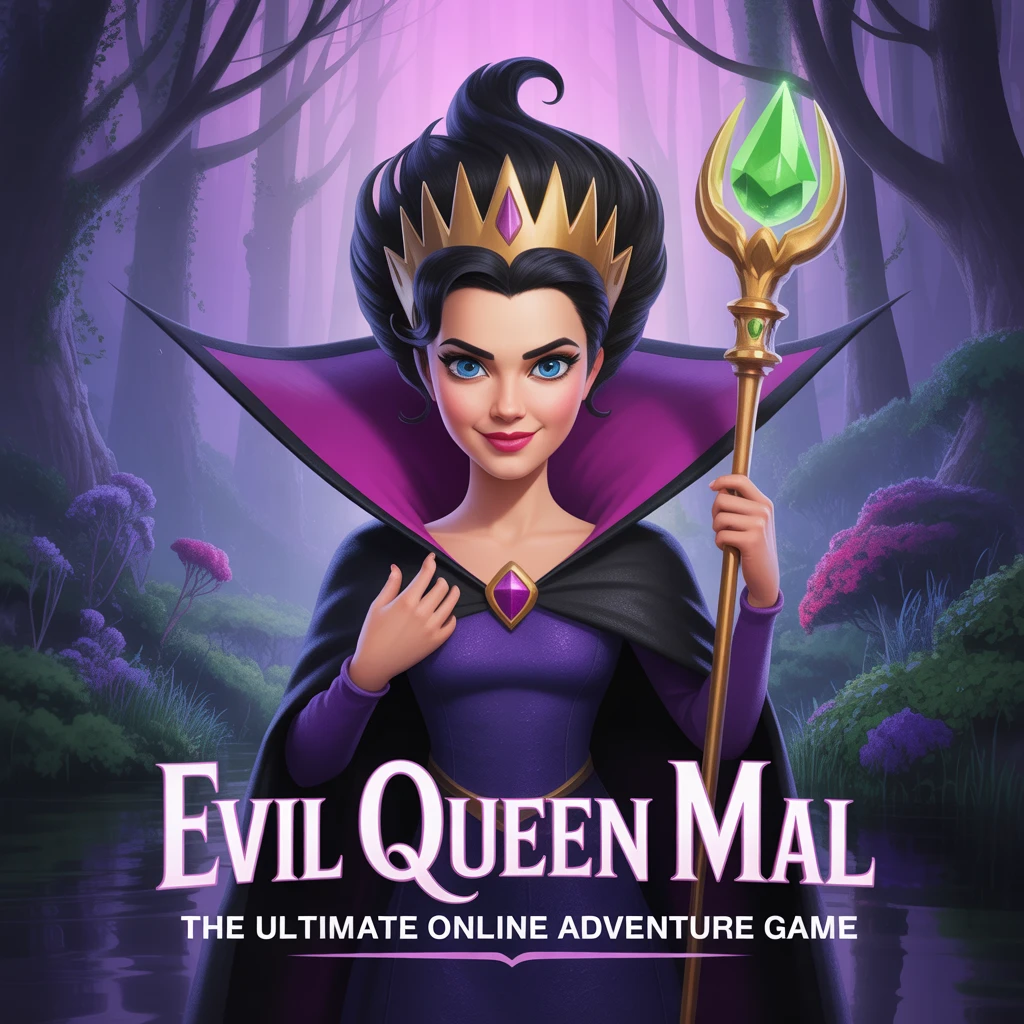 Cover image of Evil Queen Mal: The Ultimate Online Adventure Game