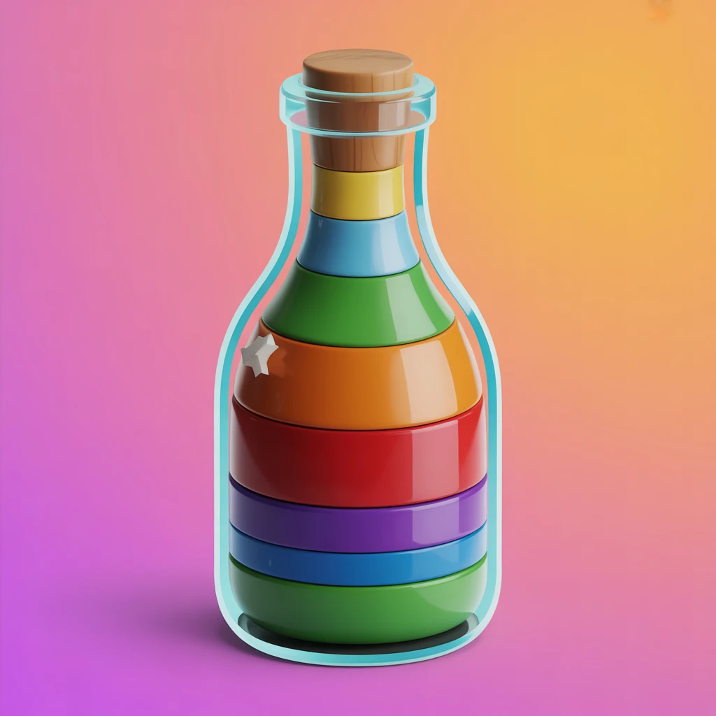 Cover image of Exciting 3D Bottle Adventure - Free Online Game