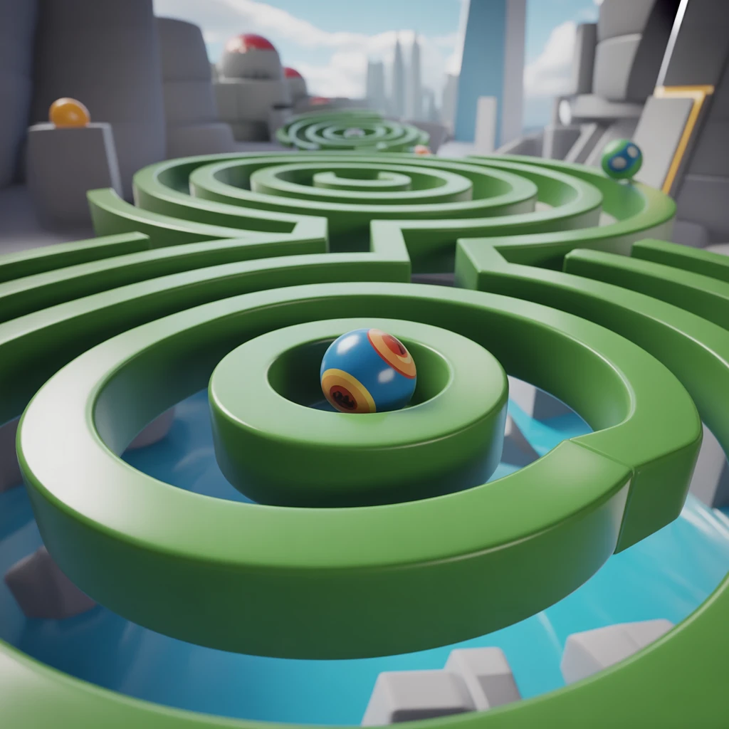 Cover image of Exciting 3D Roller Ball Adventure - Play Free Online Browser Game!