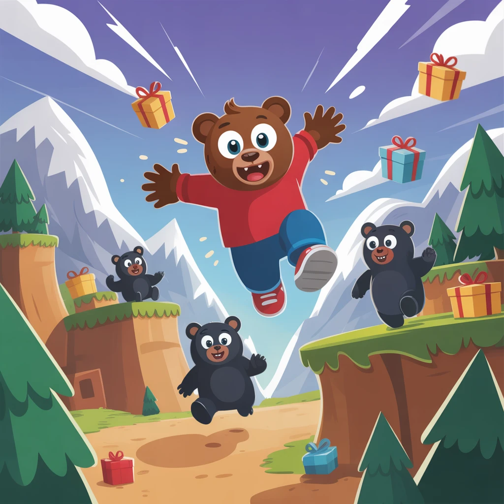 Cover image of Exciting Bear Chase Adventure - Play Free Online Browser Game