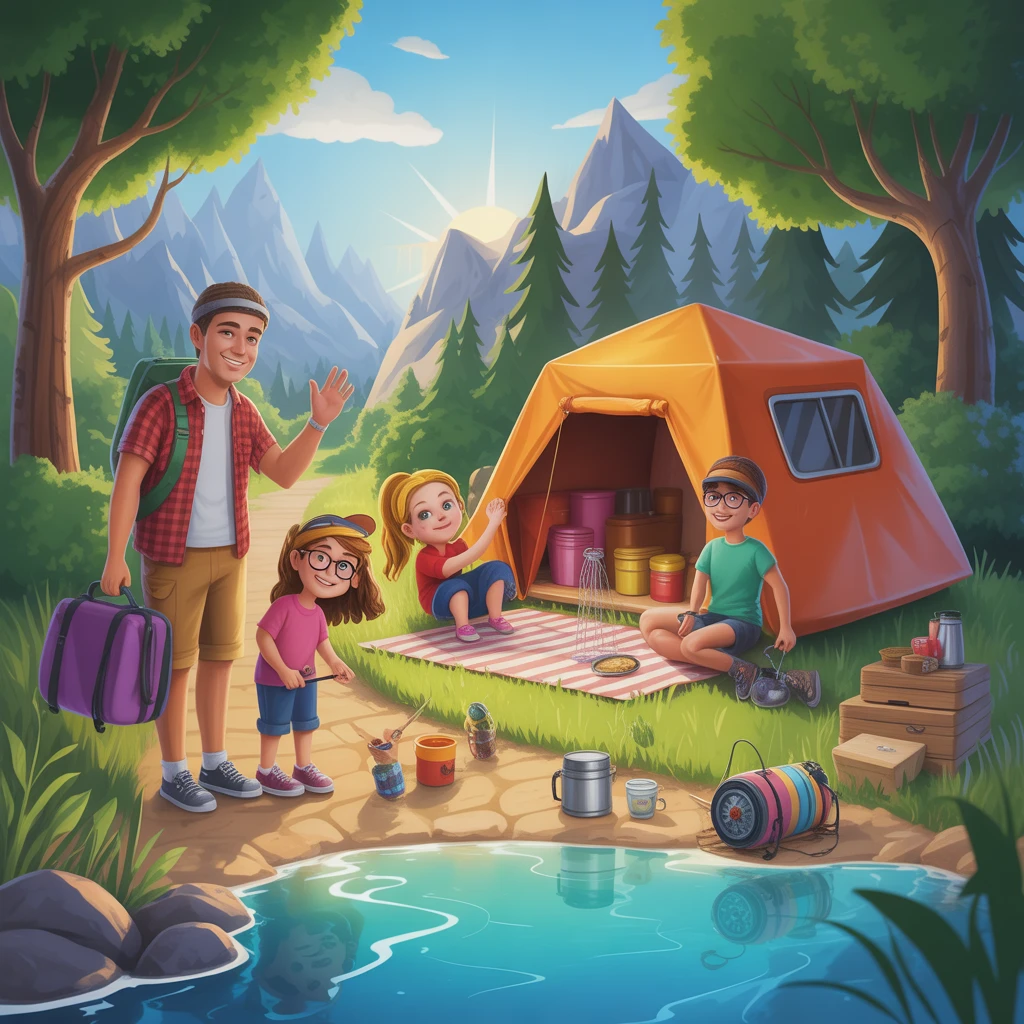 Cover image of Exciting Camping Adventure: Explore the Great Outdoors in This Free Online Game!