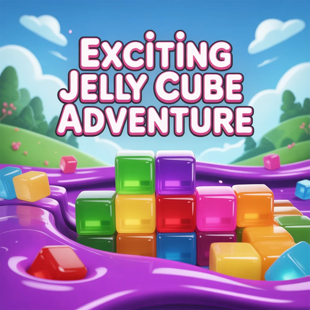 Cover image of Exciting Jelly Cube Adventure: Roll Your Way to Victory in This Free Online Game!