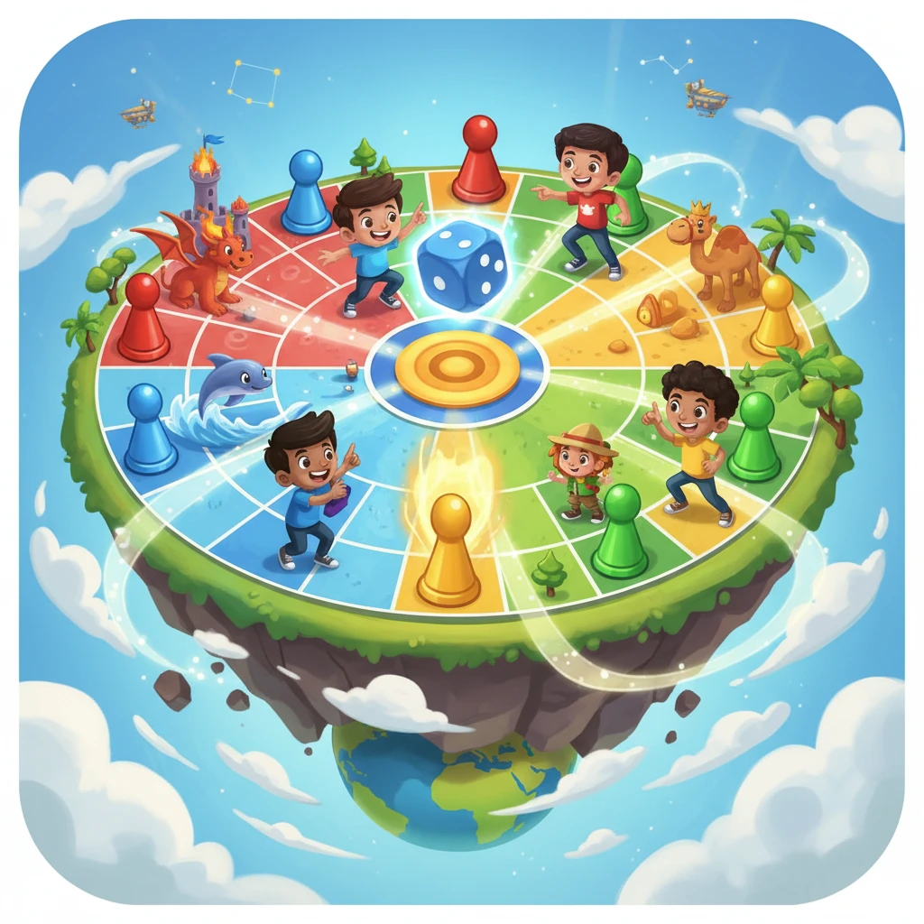 Cover image of Exciting Ludo Multiplayer Challenge: Play Free Online Now!