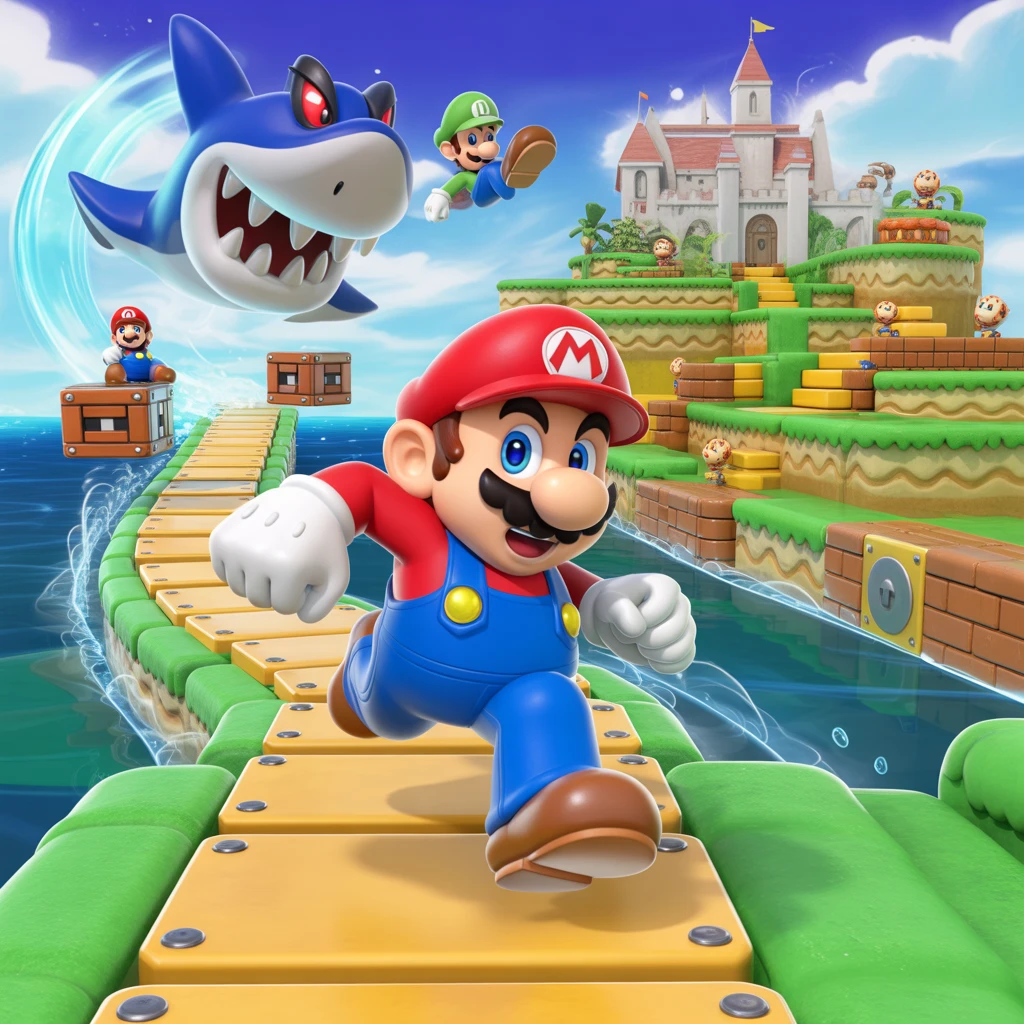 Cover image of Exciting Mario Adventure: Ultimate Free Online Run Game