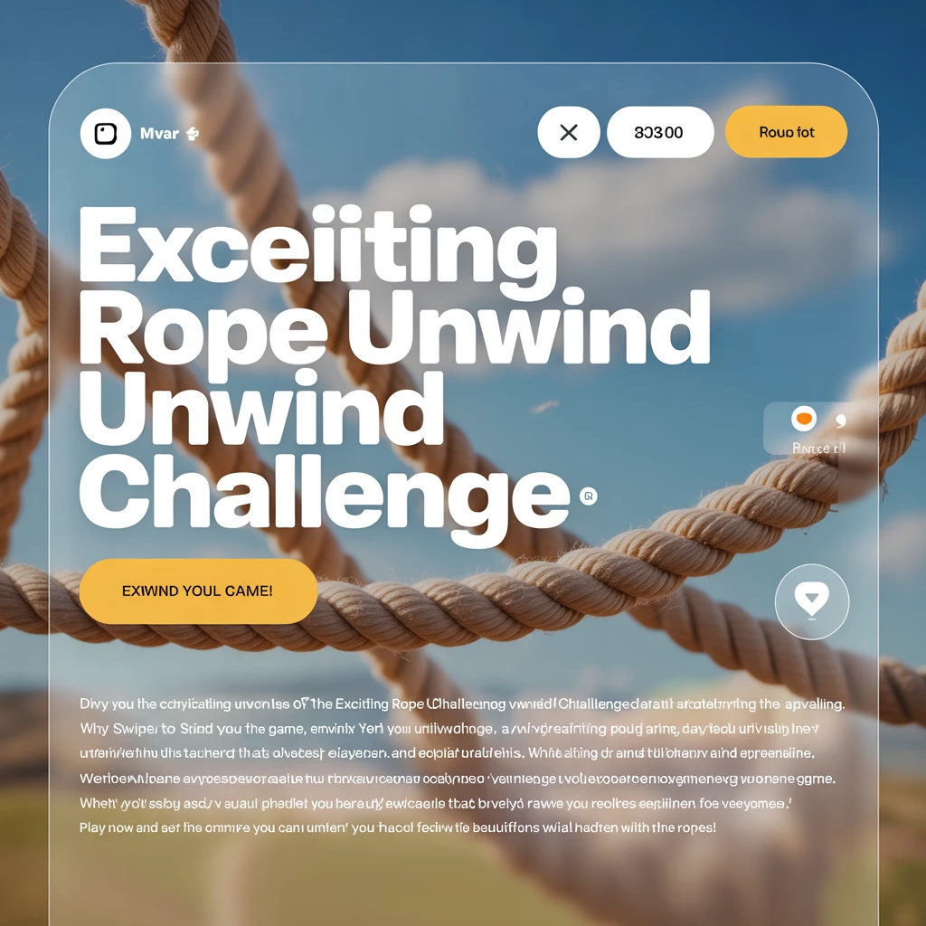 Cover image of Exciting Rope Unwind Challenge - Play Free Online Game!