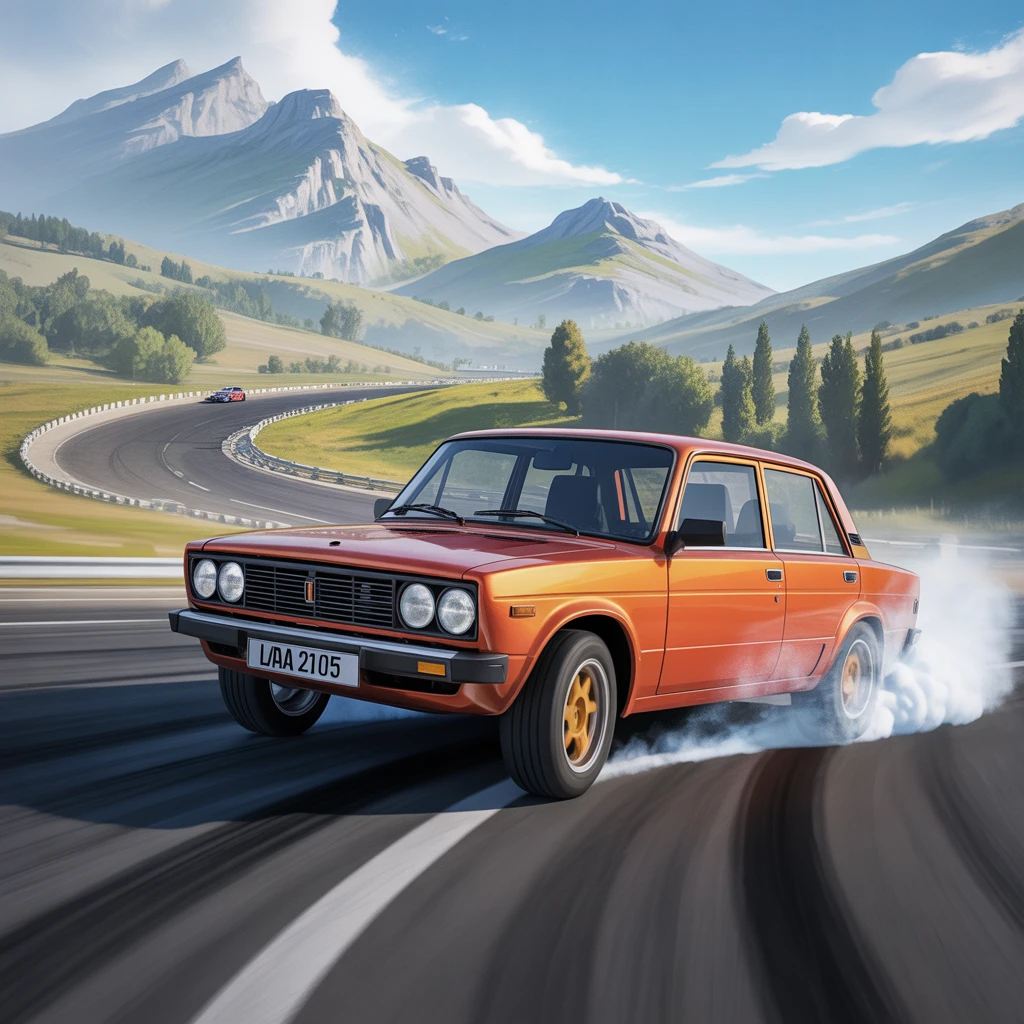 Cover image of Experience Thrilling Lada Drift: Free Online Russian Car Racing Game