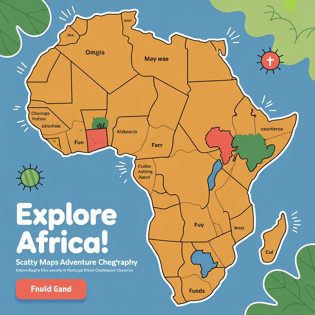 Cover image of Explore Africa: Scatty Maps Adventure Challenge Online