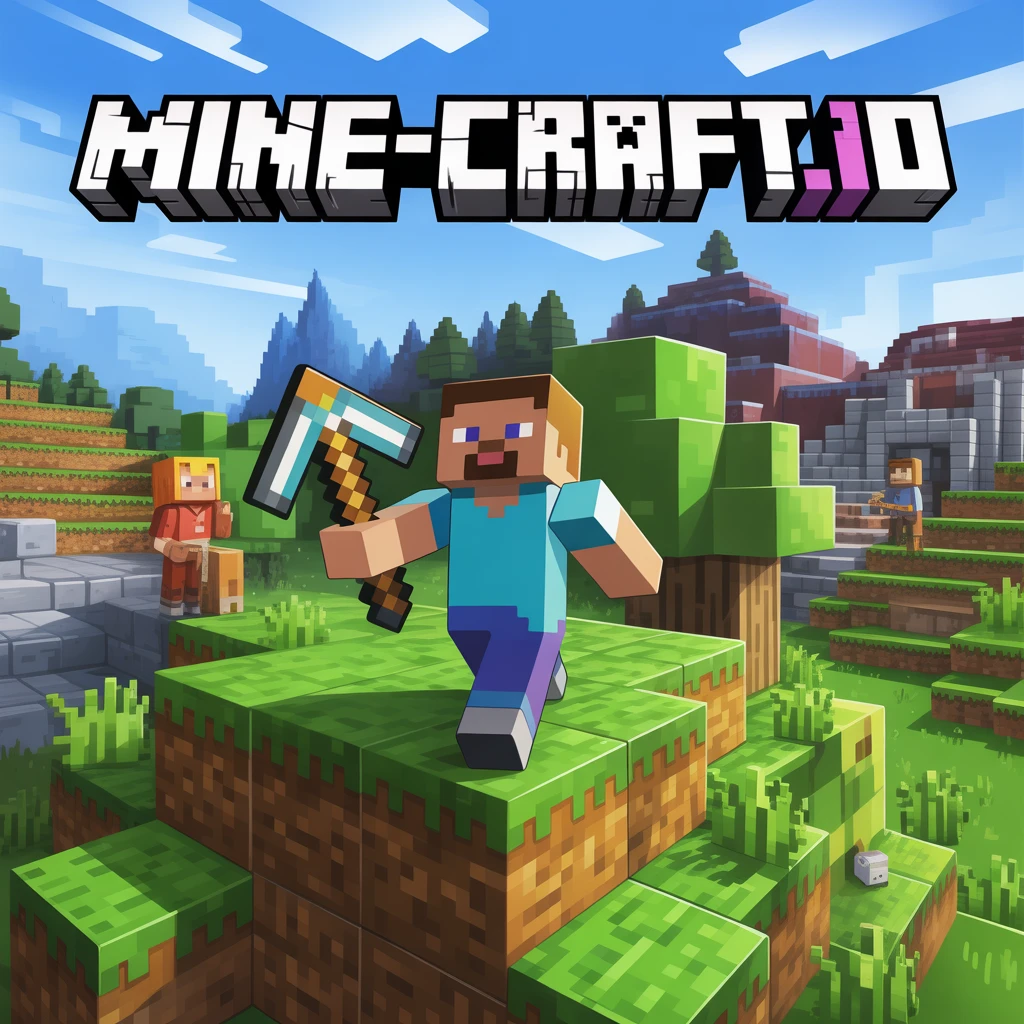 Cover image of Explore and Build in Mine-Craft.io: Free Online Browser Adventure Game