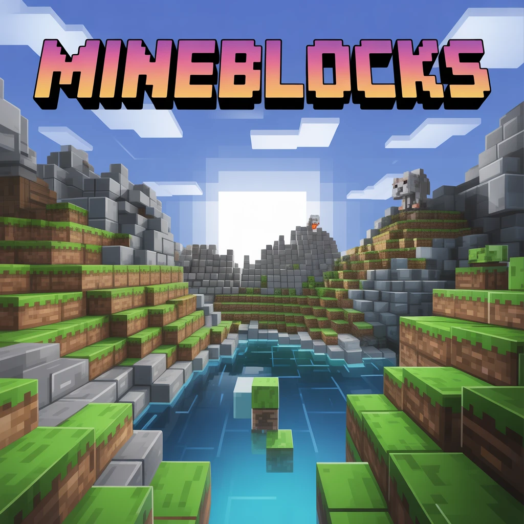 Cover image of Explore and Build in the Endless World of Mineblocks - Free Online Game!